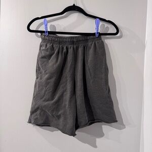 Women’s Grey Sweatpant Shorts